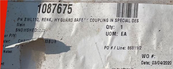 Unused Renk Bwl110 Hyguard Safety Gear Coupling And Components)